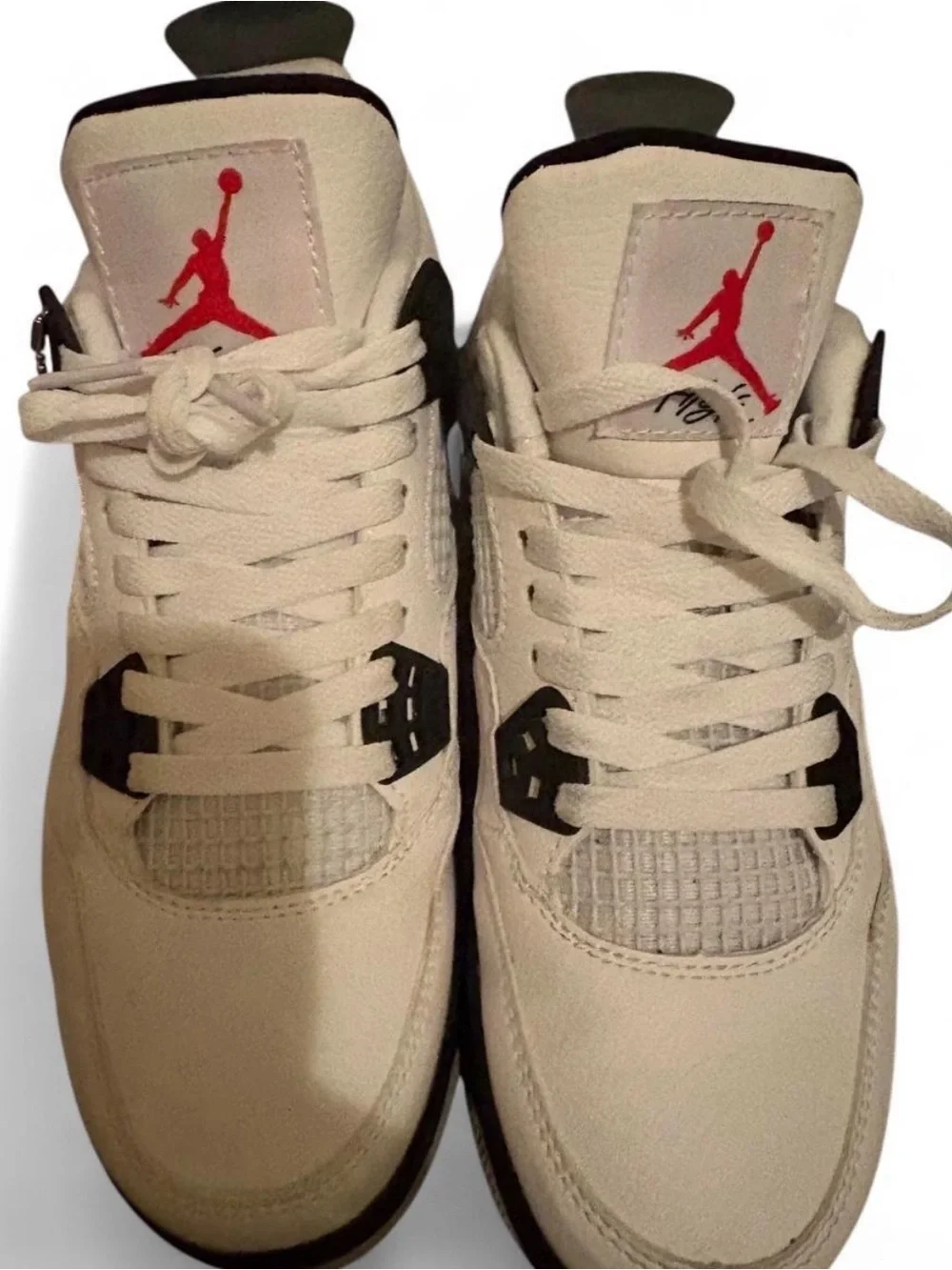 Air Jordan Style Men’s White and Black Basketball Sneakers